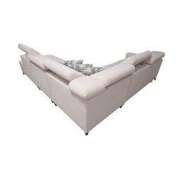 Arco VIII Ecksofa mit Schlaffunktion, verstellbare Kopfstützen tka