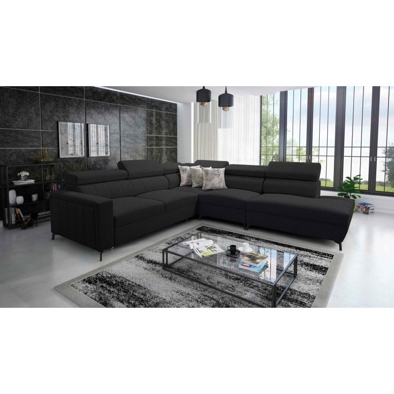 Arco VIII corner sofa with sleeping function and adjustable headrests