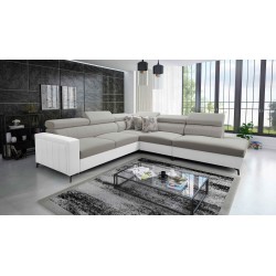 Arco VIII Ecksofa mit Schlaffunktion, verstellbare Kopfstützen tka