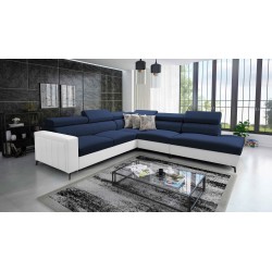 Arco VIII Ecksofa mit Schlaffunktion, verstellbare Kopfstützen tka