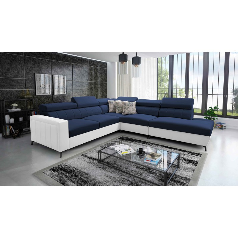 Arco VIII corner sofa with sleeping function and adjustable headrests
