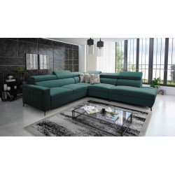 Arco VIII corner sofa with sleeping function and adjustable headrests