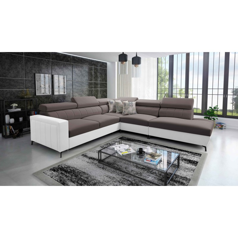 Arco VIII corner sofa with sleeping function and adjustable headrests