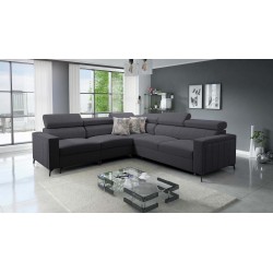 Arco IV Corner Sofa with Sleeping Function, Plecionka Fabric, Sawana 96 - Elegance and Functionality