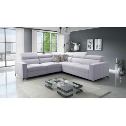 Arco IV corner sofa with sleeping function, Plecionka fabric, Sawana 84 - elegance and functionality
