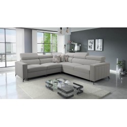 Narożnik Arco IV z funkcją spania, tkanina Velvet, Mono 244 - elegancja i funkcjonalność