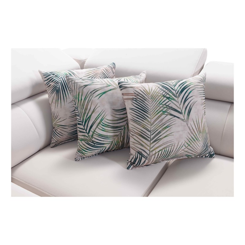 Esquinero Arco IV con función de cama, tela de tejido, Sawana 96 + Eco-cuero - elegancia y funcionalidad.