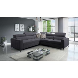 Arco IV Corner Sofa with Sleeping Function, Plecionka Fabric, Sawana 96 - Elegance and Functionality