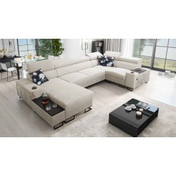 Prestige IV mini U-shaped corner sofa with sleeping function - a perfect combination of style and functionality