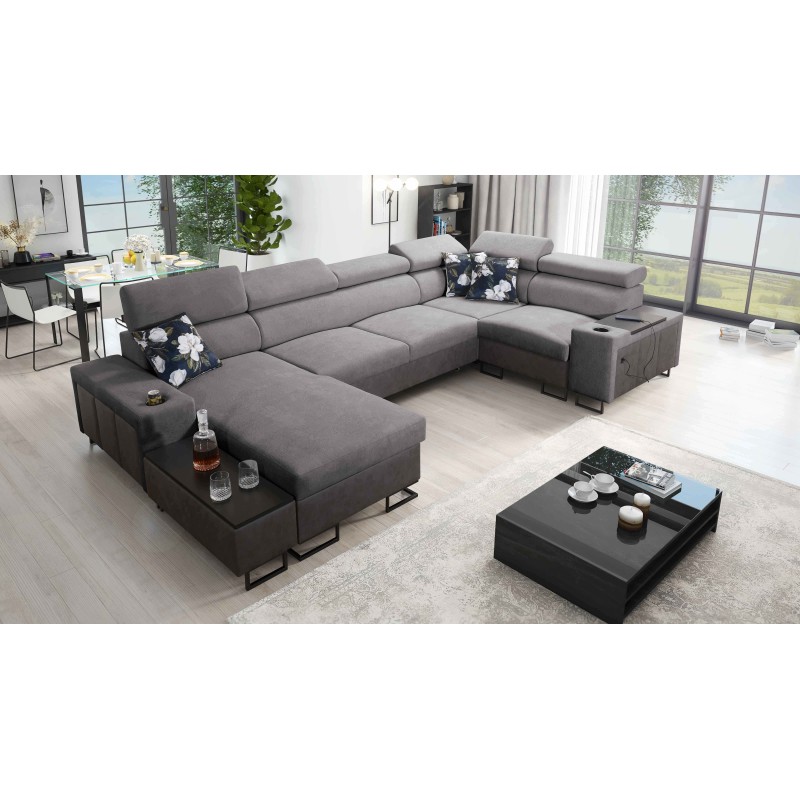 U-förmiges Ecksofa Prestige IV Mini mit Schlaffunktion - perfekte Kombination aus Stil und Funktionalität