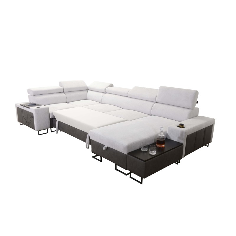 Prestige IV mini U-shaped corner sofa with sleeping function - a perfect combination of style and functionality