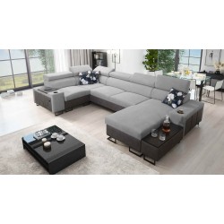U-förmiges Ecksofa Prestige IV Mini mit Schlaffunktion - perfekte Kombination aus Stil und Funktionalität