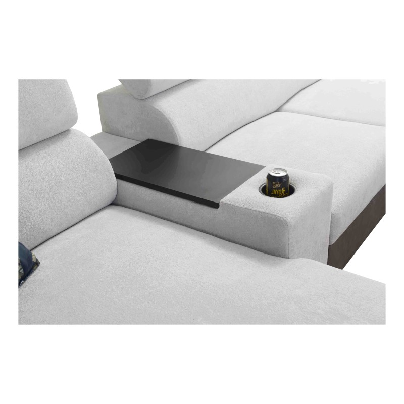 Sofá Esquinero en Forma de U Prestige V con Función de Cama y Puerto USB | Muebles de Alta Calidad