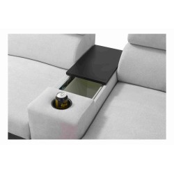 Sofá Esquinero en Forma de U Prestige V con Función de Cama y Puerto USB | Muebles de Alta Calidad