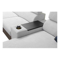 U-Shaped Prestige V Sectional Sofa with Sleeping Function and USB Port | High-Quality Furniture