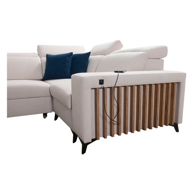 Alto II Corner Sofa with Slats - Comfort and Style in Your Home