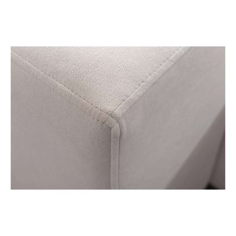 The Alto III corner sofa with slats, a sleeping function, and adjustable headrests in Plecionka fabric, Sawana 21.