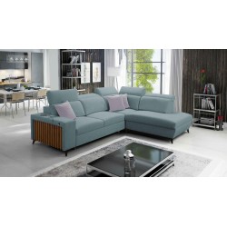 Ecksofa Alto VII mit Lamellen, Schlafunktion und verstellbar