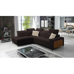Ecksofa Alto VII mit Lamellen, Schlafunktion und verstellbar