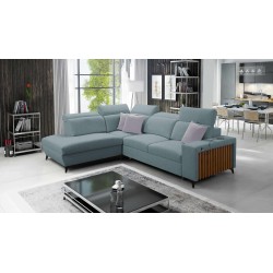 Ecksofa Alto VII mit Lamellen, Schlafunktion und verstellbar