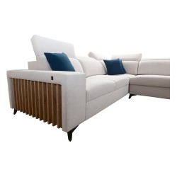 Ecksofa Alto IX mit Schlaffunktion, verstellbaren Kopfstützen und USB-Anschluss