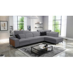 Ecksofa Alto XI mit Lamellen und Schlaffunktion - Eleganz und Funktionalität in einem