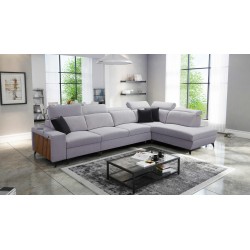 Ecksofa Alto XI mit Lamellen und Schlaffunktion - Eleganz und Funktionalität in einem