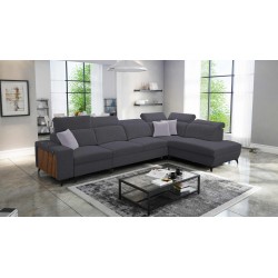 Alto XI Corner Sofa with Slats and Sleeping Function - Elegance and Functionality in One
