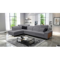 Ecksofa Alto XI mit Lamellen und Schlaffunktion - Eleganz und Funktionalität in einem