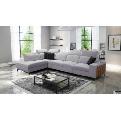 Ecksofa Alto XI mit Lamellen und Schlaffunktion - Eleganz und Funktionalität in einem