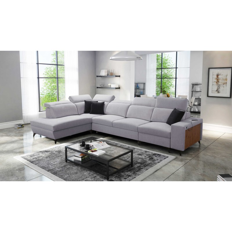 Alto XI Corner Sofa with Slats and Sleeping Function - Elegance and Functionality in One