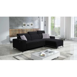 Alto I corner sofa mix I with a sleeping function and adjustable headrests - Plecionka, Sawana 14