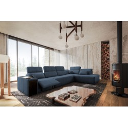 Elegantes Ecksofa 'Milano XI Mix' aus Webstoff, Verita 76