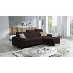 Alto I mix I corner sofa with a sleeping function and adjustable headrests - Plecionka, Sawana 26