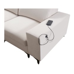 Alto I corner sofa mix I with a sleeping function and adjustable headrests - Plecionka, Sawana 72