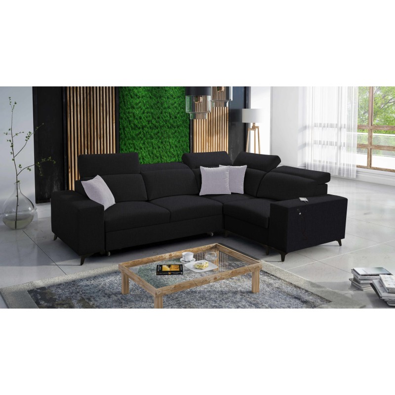 Ecksofa Alto II Mix mit Schlaffunktion - Bequemes und funktionales Möbelstück aus Plecionka, Sawana 14 | Name Ihres Geschäfts