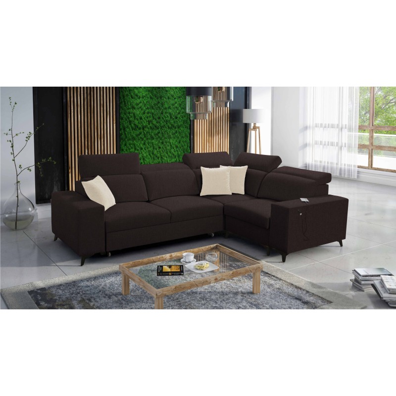 Ecksofa Alto II Mix mit Schlaffunktion - Bequemes und funktionales Möbelstück aus Geflecht, Sawana 26 | Name Ihres Geschäfts