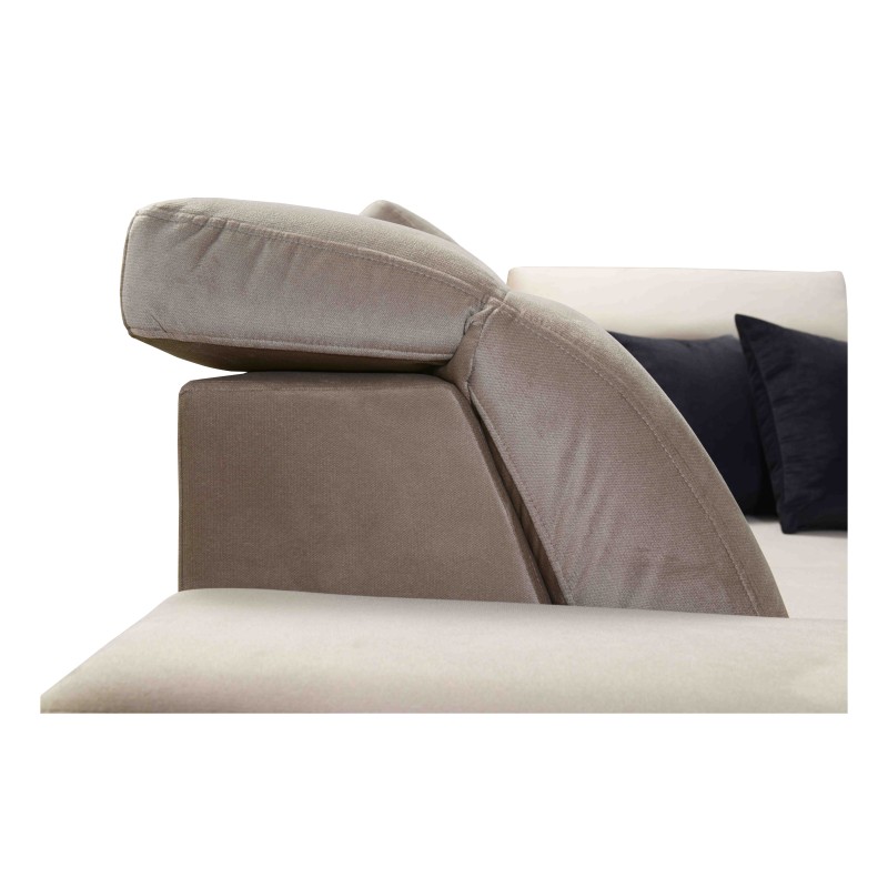 Alto II Mix Corner Sofa with Sleeping Function - Comfortable and Functional Furniture with Plecionka, Sawana 26 | Your Store Nam