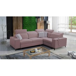 Ecksofa Alto II Mix mit Schlaffunktion - Bequemes und funktionales Möbelstück aus Plecionka, Sawana 61 | Name Ihres Geschäfts