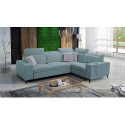 Ecksofa Alto II Mix mit Schlaffunktion - Bequemes und funktionales Möbelstück mit Geflecht, Sawana 72 | Name Ihres Geschäfts