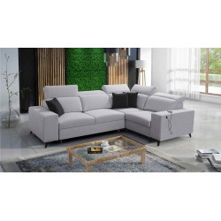 Esquinero Alto II Mix con función de cama - Mueble cómodo y funcional de Plecionka, Sawana 84 | Nombre de Tu Tienda