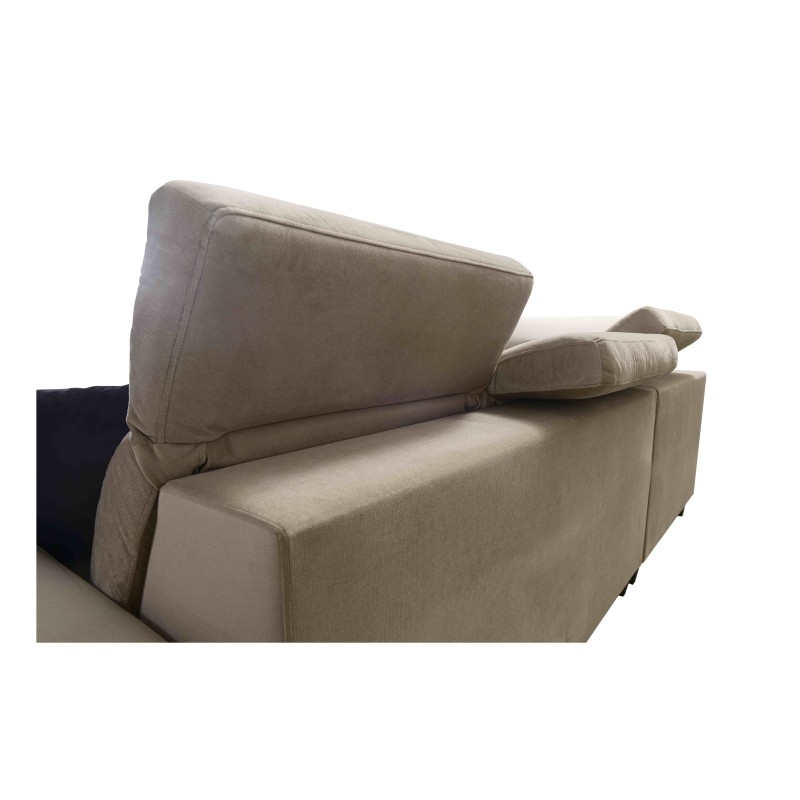 Alto II Mix Corner Sofa with Sleeping Function - Comfortable and Functional Furniture with Plecionka, Sawana 96 | Your Store Nam