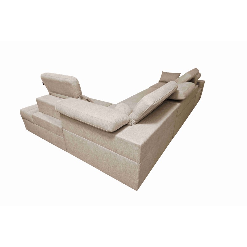 Elegantes Ecksofa 'Milano XI Mix' aus Flechtstoff, Verita 75