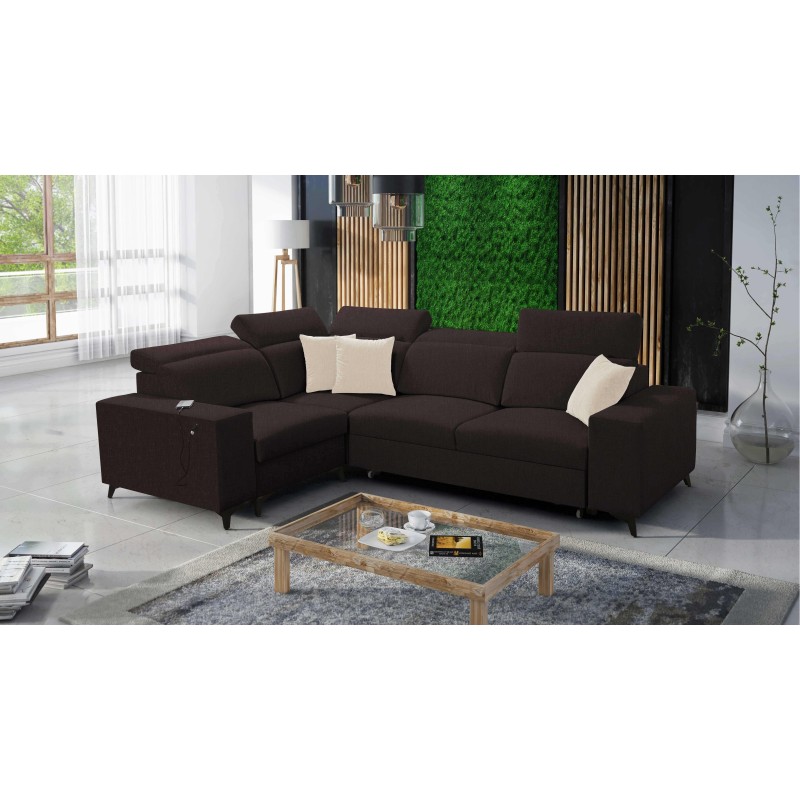 Ecksofa Alto II Mix mit Schlaffunktion - Bequemes und funktionales Möbelstück aus Geflecht, Sawana 26 | Name Ihres Geschäfts