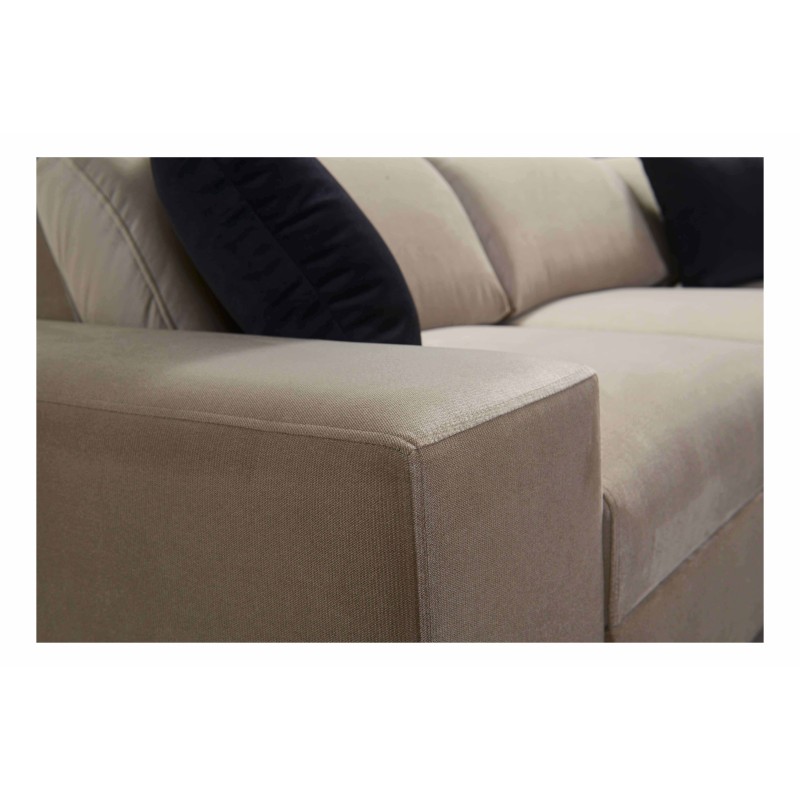 Alto II Mix Corner Sofa with Sleeping Function - Comfortable and Functional Furniture with Plecionka, Sawana 96 | Your Store Nam