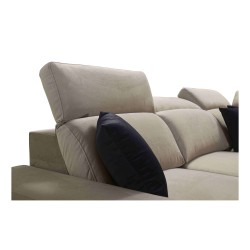 Alto II Mix Corner Sofa with Sleeping Function - Comfortable and Functional Furniture with Plecionka, Sawana 96 | Your Store Nam