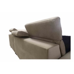 Alto II Mix Corner Sofa with Sleeping Function - Comfortable and Functional Furniture with Plecionka, Sawana 96 | Your Store Nam