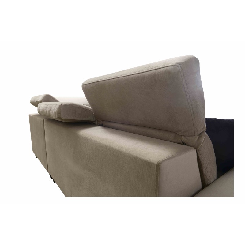Alto II Mix Corner Sofa with Sleeping Function - Comfortable and Functional Furniture with Plecionka, Sawana 96 | Your Store Nam