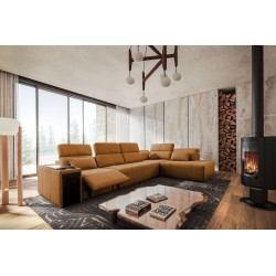 Elegante Ecksofa 'Milano XI Mix' aus Webstoff, Verita 54