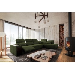 Elegantes Ecksofa 'Milano XI Mix' aus Webstoff, Verita 39